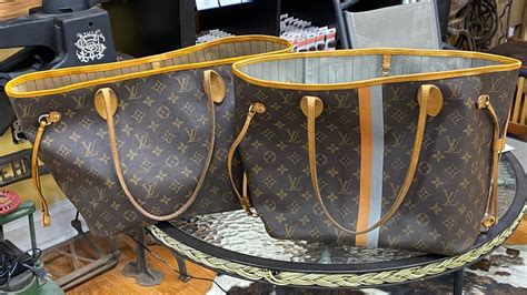 lv restoration|Lv purse repair.